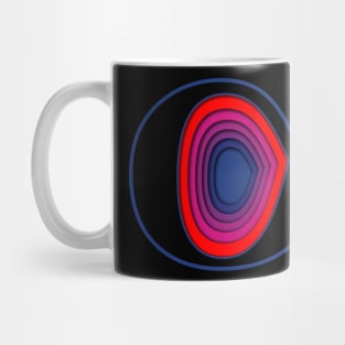 Generation alpha papercut colorful layered design Mug